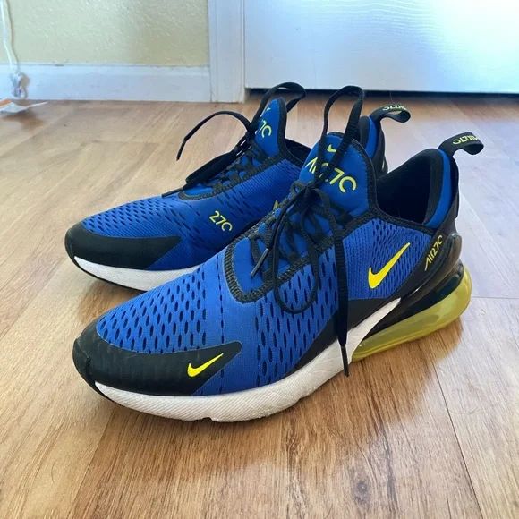 Men’s Nike Air Max 270 Blue and Black - Picture 9 of 9
